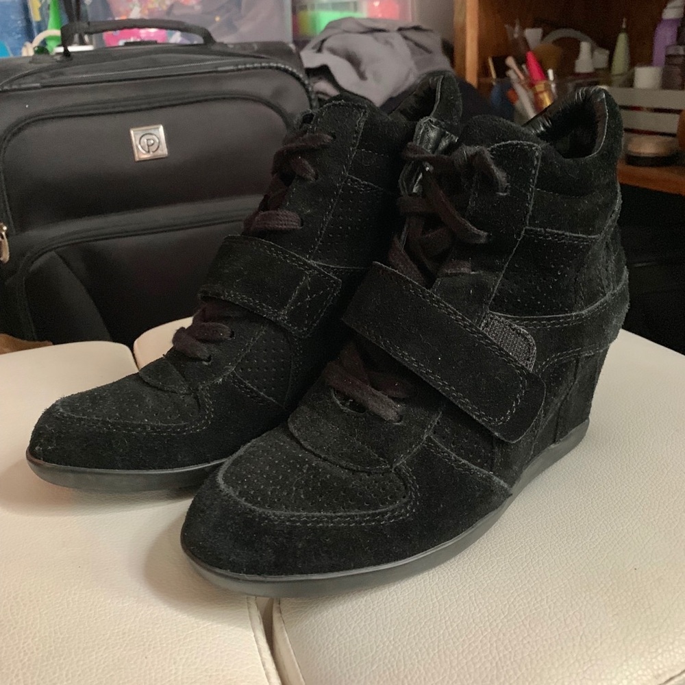 *ON HOLD*Ash hidden wedge suede sneakers